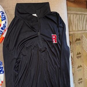 Sport-Tek Black Pullover with Red R Accent